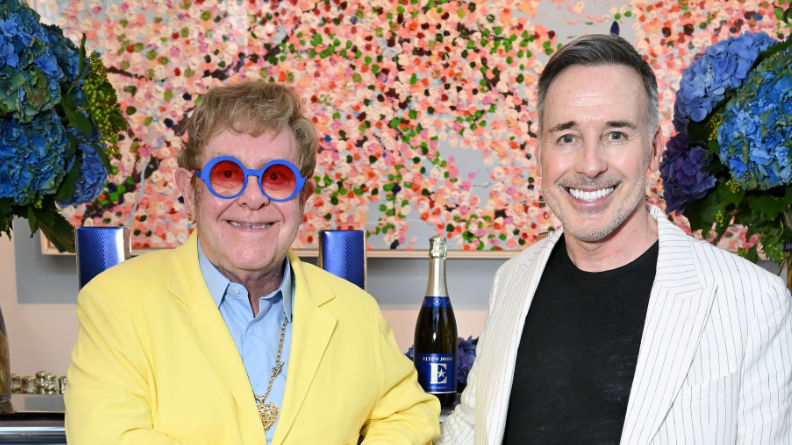 Elton John Zero Celebrates At The River Café